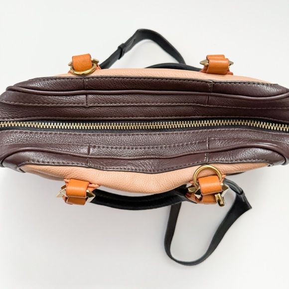 OrYANY Multicolored Leather Satchel Crossbody Bag - Picture 6 of 8